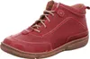 A single red leather boot is shown against a white background. Anteprima dell’immagine prodotto
