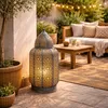 Lanterna orientale di Marrakech, lanterna in metallo color Anteprima dell’immagine prodotto 8