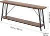 VEVOR úzký konzolový stolek předsíňový stolek (délka 180 cm Náhled obrázku produktu 8