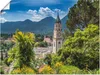 ARTland Poster Meran Idyllischer Blick über die Stadt Produktbild-Vorschau 1