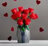 KLEINE BLÖCKE MIT ROTEN ROSEN UND BLUMENDEKORATIONEN, 131 Produktbild-Vorschau 8
