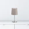LED Tischleuchte Stoff Dekolampe Nachttisch-Leuchte Produktbild-Vorschau 6