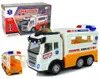 Lean Toys Krankenwagen Batterie Auto Lichter Sounds Produktbild-Vorschau 1