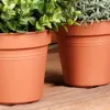 Runder Gartentopf aus Kunststoff 13 cm 3 Stk. Produktbild-Vorschau 4