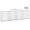 The Living Store Gabionen mit Hochbogen 11 Stk. Produktbild-Vorschau 2