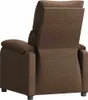 vidaXL Poltrona relax in tessuto marrone Anteprima dell’immagine prodotto 5