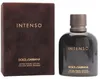 Dunkelbraune Box und passender Flakon der Dolce & Gabbana Intenso After Shave Lotion, schlichtes Design mit goldener Schrift. Anteprima dell’immagine prodotto