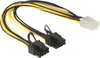 Delock Stromkabel - 8-poliger PCIe Power (6+2) Náhled obrázku produktu 1