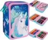 PATIO Federmäppchen mit 3 Fächern „Jumper 3 Unicorn“ – Produktbild-Vorschau 1