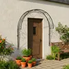 Relaxdays Arco a rosa semicircolare, metallo, A x L x P: Anteprima dell’immagine prodotto 3