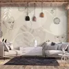 Vlies Fototapete - Beige Line Art 300x210 cm Menschen Produktbild-Vorschau 2