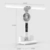 Stolná lampa s dvojitou hlavou a ventilátorom, dotykovým Náhľad obrázku produktu 2