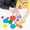 Tg67026 Drevené Bloky Veža Puzzle Sorter Pyramída Náhľad obrázku produktu 9