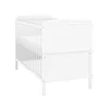 Baby-Delux Babybett Kinderbett Natalie Umbaubar 140x70 Weiß Produktbild-Vorschau 5