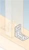 20x Schwerlast-Winkelverbinder mit Sicke 90 x 90 x 65 mm Produktbild-Vorschau 3