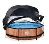 Piscina fuori terra EXIT Wood con struttura in legno, ø300, Anteprima dell’immagine prodotto 9