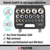 TECPO Steckschlüssel Satz Zwölfkant 1/2" SW 8-36mm Produktbild-Vorschau 2