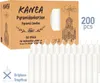 KANEA 200er Pack Pyramidenkerzen - Weihnachtskerzen für Produktbild-Vorschau 2