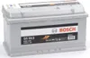 A car battery is shown against a white background. Produktbild-Vorschau