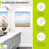 ARTland Glasbild Am Strand entlang II Größe: 30x30 cm Produktbild-Vorschau 2