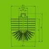 Testina di ricambio per scopino Bürstenking, 67 mm, set di Anteprima dell’immagine prodotto 7