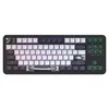A top-down view of a mechanical gaming keyboard with RGB backlighting. Produktbild-Vorschau