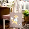 Mr. & Mrs. Panda Jutebeutel Fuchs Fußball spielen - Braun Produktbild-Vorschau 4