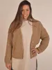 styleBREAKER Damen Boucle Strick Cardigan mit Knopfleiste, Produktbild-Vorschau 4