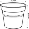 Elho Anzuchtstopf Green Basics Ø 35 cm grün Produktbild-Vorschau 2