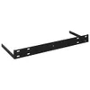 A black metal bracket is shown against a white background. Náhľad obrázku produktu