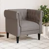 CLORIS Chesterfield-Sessel Taupe Stoff 372543 Produktbild-Vorschau 1