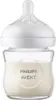 A clear, front-facing studio shot of a Philips AVENT baby bottle filled with milk. Náhľad obrázku produktu