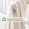 Baby Strickdecke, %100  Baumwolle Atmungsaktiv 80x100cm Produktbild-Vorschau 8