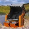 LED Strandkorb XXL inkl. Abdeckcover Luxus Volllieger Produktbild-Vorschau 1