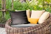 MuchoWow® Outdoor Kissen - Marmor - Schwarz - Gold - Ader - Produktbild-Vorschau 3