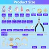 Křišťálový lapač slunce, 202 kusů, DIY řemeslné sady, lapač Náhled obrázku produktu 5
