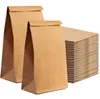 50x braune Beutel 21 x 14 cm Kraftpapiertüten Geschenktüten Produktbild-Vorschau 1