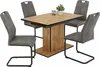 A dining table set with four chairs. Anteprima dell’immagine prodotto