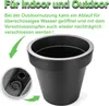 BigDean 3X Blumentopf XXL ø60 cm Classic anthrazit - mit Produktbild-Vorschau 3