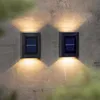 LED solárne nástenné svietidlo sada 2 ks, každé 10x7,5 cm Náhľad obrázku produktu 4