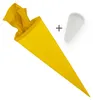 itenga Set Gelb Bastelschultüte Rohling 70 cm rund + Produktbild-Vorschau 1