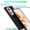 Hülle für Oppo Reno11 Ring Halter Ständer Matte Transluzent Produktbild-Vorschau 2