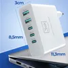 3mk Hyper Charger GaN 140W 3x USB-C 2x USB-A - bl Náhled obrázku produktu 6