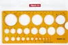Aristo circle stencil 25 cerchi diametro 1-36 mm, bordo Anteprima dell’immagine prodotto 2