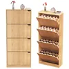 WAOHO Klappbare Schuhregale，Schuhschrank 4 Produktbild-Vorschau 1