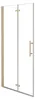 Duschspa Walk-In Faltbar Duschwand 66.5 x 195cm Gold Produktbild-Vorschau 1