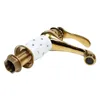 Kran voor wastafel, messing, met diamantaccenten, voor warm Productafbeelding-voorbeeld 5