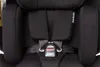 Close-up of a black car seat harness and buckle. Produktbild-Vorschau