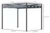 Pergola 4x3m Garten Pavillon, Terrassendachung aus Stahl, Produktbild-Vorschau 3