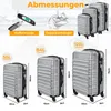 KESSER® Set valigie rigide da 3 pezzi - Set valigie rigide Anteprima dell’immagine prodotto 2